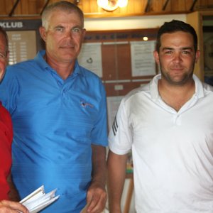 1ste Prys Wenners: Lieb Louw en DaniÃ«l van der Merwe saam met Deon en Linda Kloppers